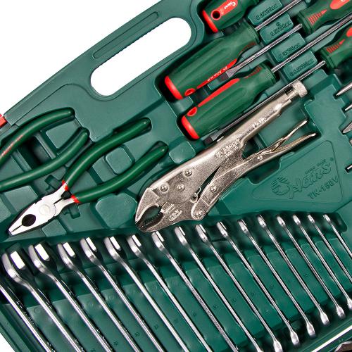 Набор инструмента комбинированный 158 предметов 1/4", 1/2" HANS (ТК-158V)