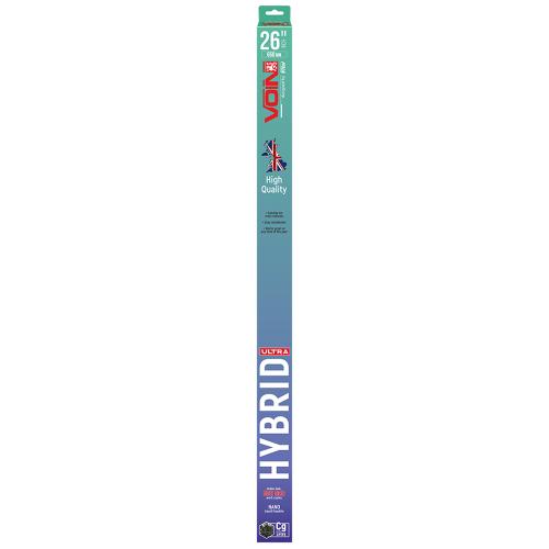 Щетки стеклоочистителя гибридные VOIN 26"-650мм (TPX6M-26") HYBRID Ultra (6 адаптеров) (VHU-26650)