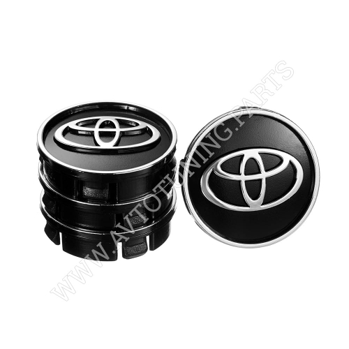 Заглушка колісного диска Toyota 60x55 чорний ABS пластик (4шт.) 50010 (50010)