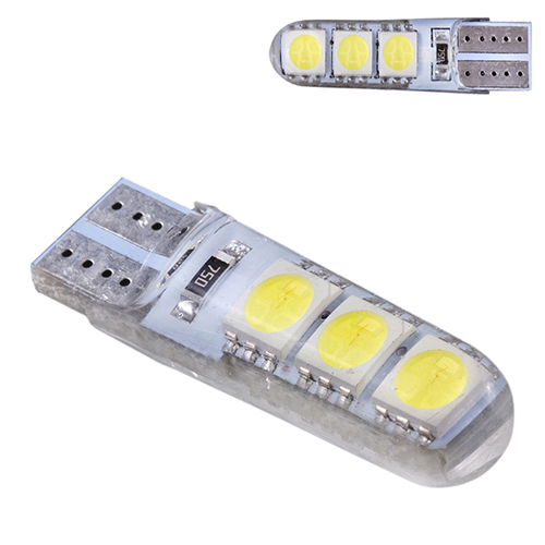 Лампа PULSO/габаритная/LED T10/W2.1x9.5d/W5W/6SMD-5050 static/12v/0.5w/240lm White (LP-132466)