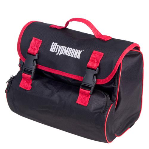 Компрессор "Штурмовик" AC-72 150psi/25Amp/90л/2 цилиндра/PU шланг 5,0м с дефлятором/клеммы АКБ (AC-72)