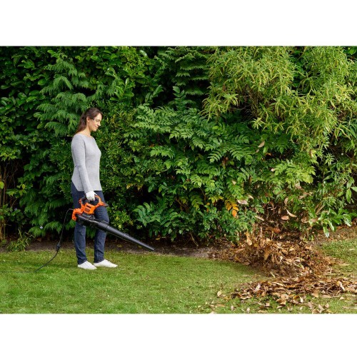 Садовый пылесос электрический BLACK+DECKER BEBLV301