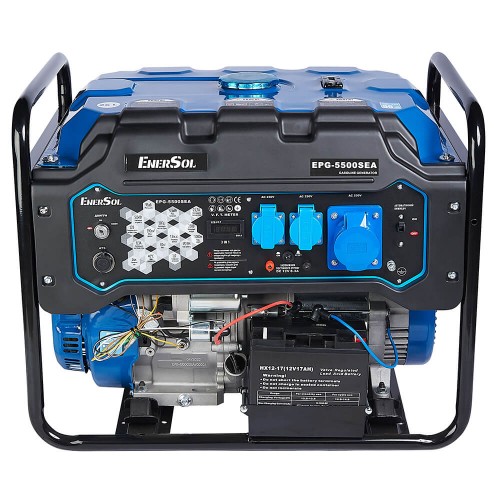 Генератор бензиновый 5.5 кВт; EnerSol EPG-5500SEA