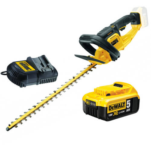Кусторез аккумуляторный 55 см; диаметр веток 19 мм; DeWALT DCM563P1