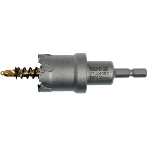 Сверло коронка по металлу TCT Ø29 x103 мм, YATO YT-44057