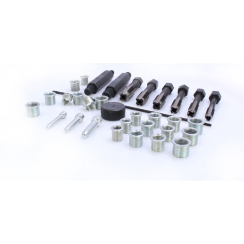 Набор метчиков для восстановления резьб свеч накаливания 33 единиц SATRA S-GP33TK