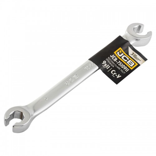 Ключ разрезной JCB Tools 9 мм x 11 мм JCB-7510911