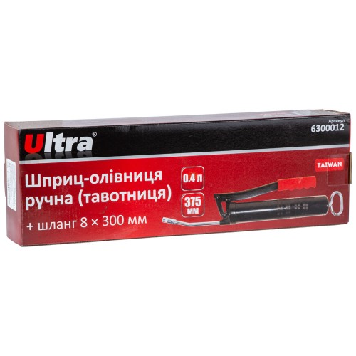 Шприц-оливница ручная (тавотница) 0.4л ULTRA (6300012)