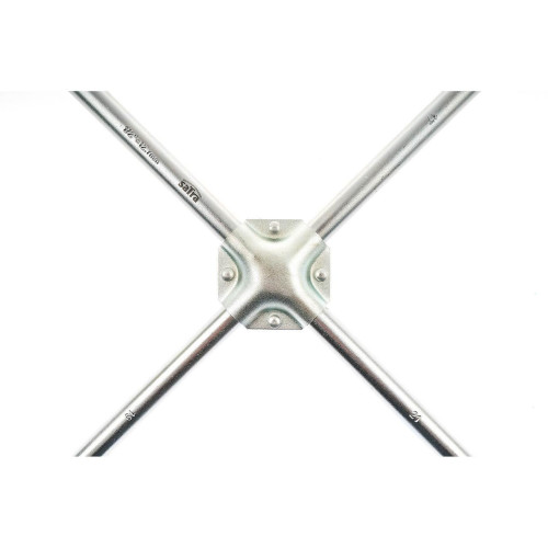 Ключ-крест баллонный 17×19×21×1/2" PROFI (усиленный) SATRA S-CROSS
