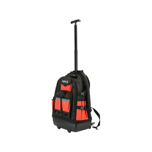 Рюкзак для інструментів YATO на колесах 370x230x570 мм, 48 л з телескопічною ручкою YT-74288