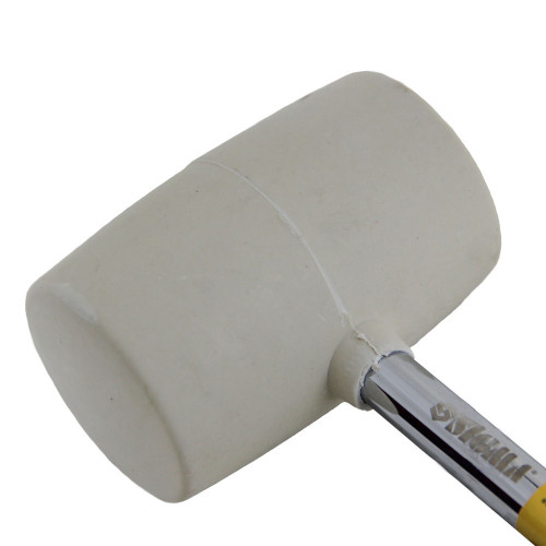 Киянка резиновая белая 680 г металлическая обрезиненная рукоятка SIGMA (4317431)