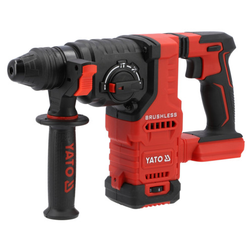 Перфоратор акумуляторний YATO SDS+ 18 В, 2.8 Дж, до 26 мм (бетон), 3 режими БЕЗ АКБ YT-827726