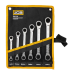 Набір ключів никидних з тріскачкою 6 пр. в чохлі (8-19 мм) JCB Tools JCB-50621M