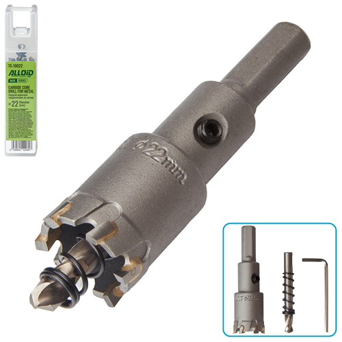 Свердло корончате твердосплавне по металу Alloid Base  22мм Свердло корончате твердосплавне по металу Alloid Base  22мм