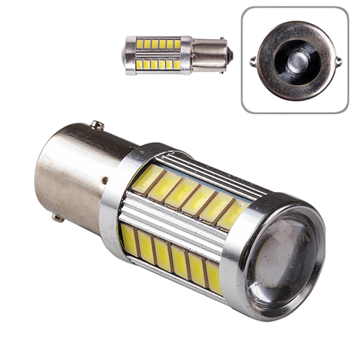 Лампа PULSO/габаритная/LED 1156/S25/BA15s/P21W/33SMD-5730/12v/3w/285lm White (LP-302856)