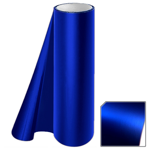 Декоративная пленка  1.52м х 20м Chrome matte синий (9488)