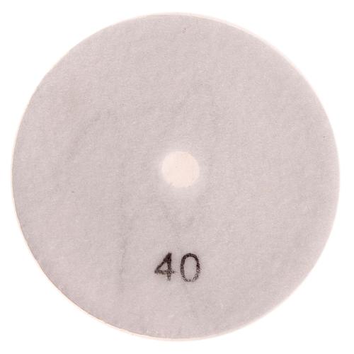Alloid. Круг алмазный шлифовальный на липучке 125 мм, зерно 40 (DD-125040)