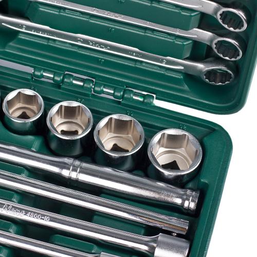 HANS. Набор инструмента 163 предмета 1/4", 3/8",1/2" (6 гран.) (ТК-163)