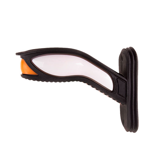 Габарит рога KOBRA средний NEON LED DYNAMIC 24V 140*115*140 мм GERAY (202007-D 24V)