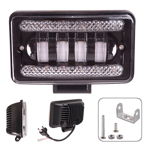 Фара робочого світла + DRL LP-7716 HI+LOW (150*90*70) 9-36V/40W/6000K (LP-7716)