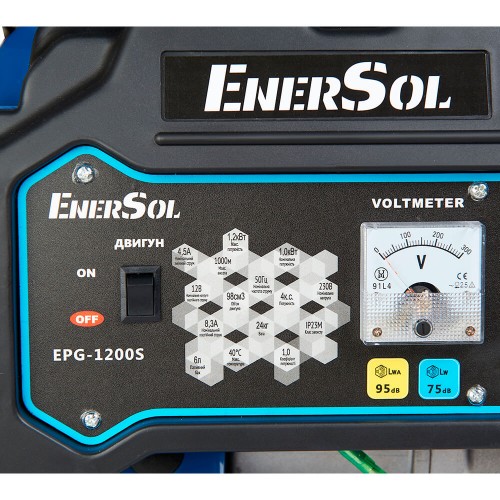 Генератор бензиновый 1.2 кВт; EnerSol EPG-1200S