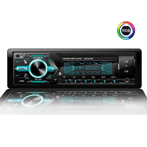 Бездисковый MP3/SD/USB/FM проигрыватель Celsior CSW-2010M с пультом на руль (Celsior CSW-2010M)