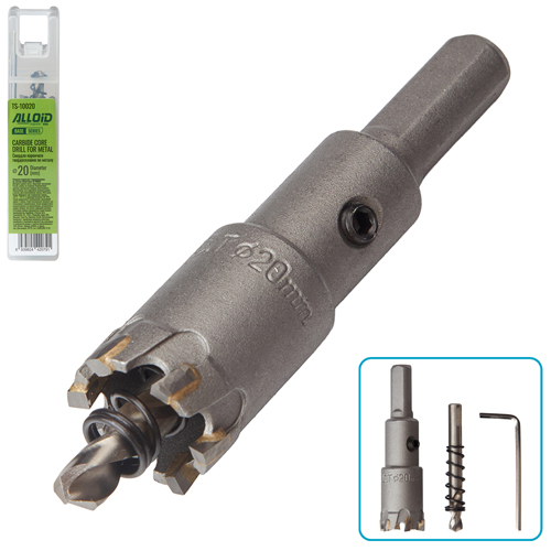 Свердло корончате твердосплавне по металу Alloid Base  20мм Свердло корончате твердосплавне по металу Alloid Base  20мм