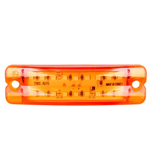 Повторитель габарита (палец двойной) 18 LED 12/24V желтый 20*100*10мм (TH-182-yellow)