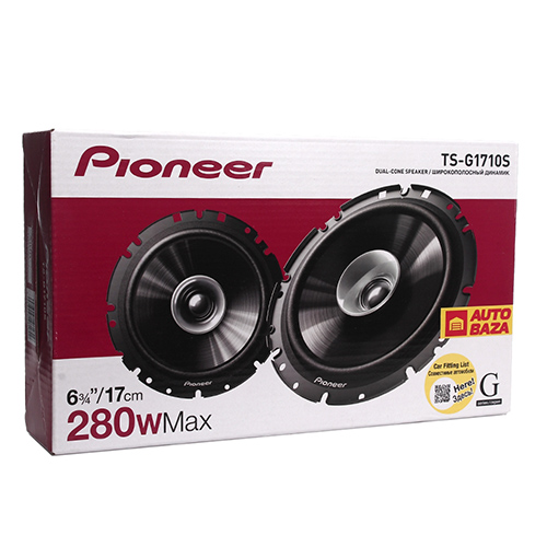 Pioneer TS-G1710S двухполосные динамики 16,5 см (Pioneer TS-G1710S)