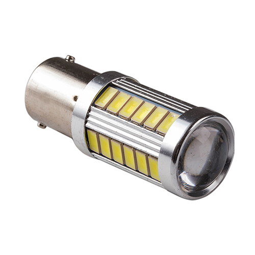 Лампа PULSO/габаритная/LED 1156/S25/BA15s/P21W/33SMD-5730/12v/3w/285lm White (LP-302856)
