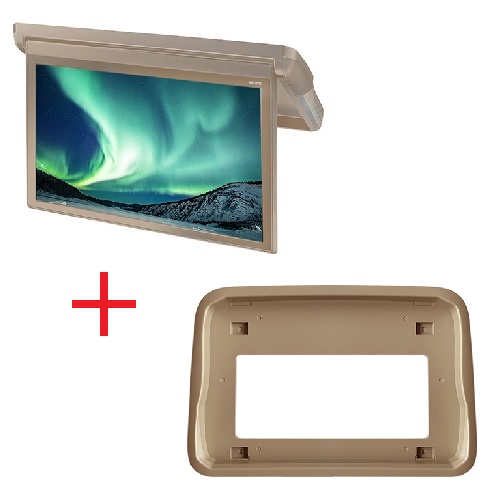Монитор потолочный + база для скрытой установки 13,3" 1920x1080, Android 8.1, 12В Beige (NR133 Beige)