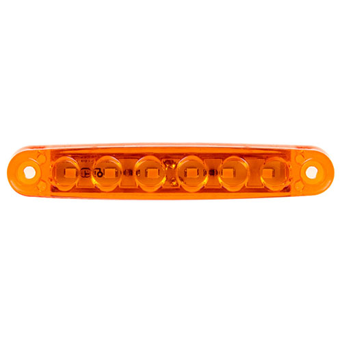 Повторитель габарита (палец) 6 LED 12/24V желтый 15*100*10мм GERAY (201906-S- yellow)