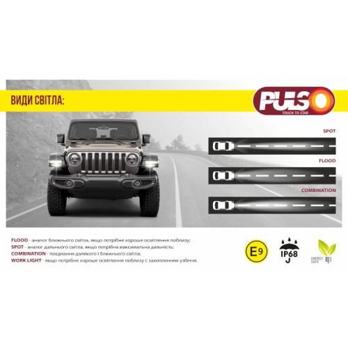 Фари дод./денного світла LP-10330 DRL COB/8W/12V/алюміній/151*24мм (LP-10330)