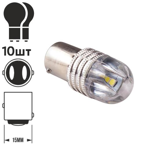 Лампа PULSO/габаритная/LED 1157/S25/BAY15d/P21/5W/8SMD-5630/12v/2w/190lm White (LP-831907)