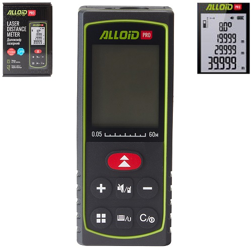 Далекомір лазерний, до 100 м DM-11060 Alloid Pro Далекомір лазерний, до 100 м DM-11060 Alloid Pro
