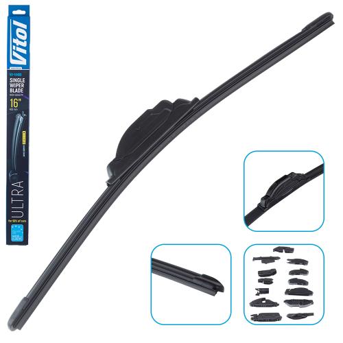 Щетка стеклоочистителя бескаркасная VITOL ULTRA 16