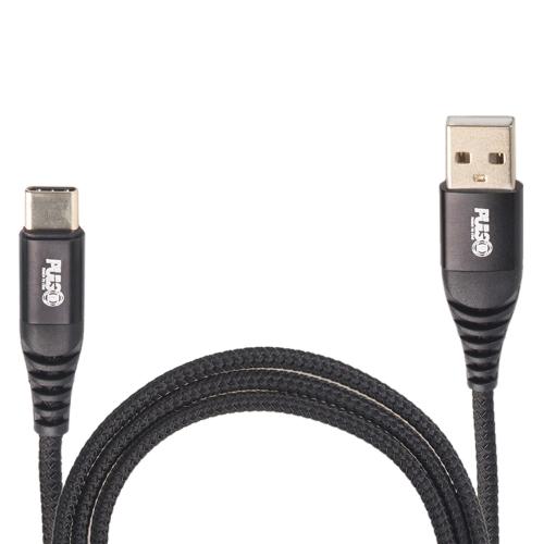 Кабель VOIN CC-4202C BK USB - Type C 3А, 2m, black (быстрая зарядка/передача данных) (CC-4202C BK)
