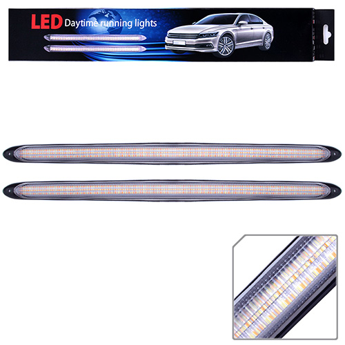Ходовые огни гибкие 34.5см 3 color бегущие (AG-DRL-D4)