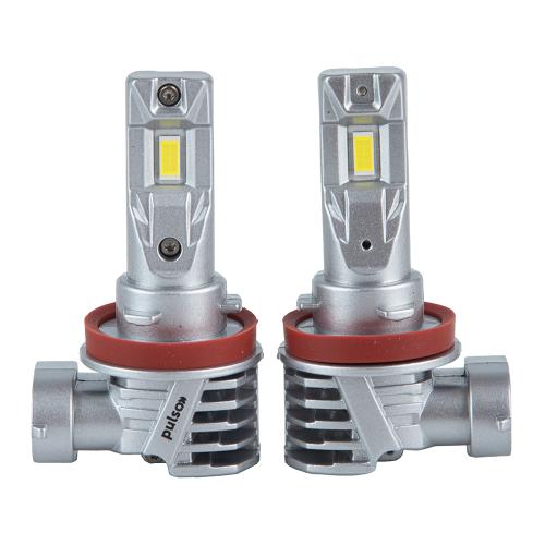 Лампы PULSO M6-H8/Н9/Н11/Н16/LED-chips 7535/9-18v/2x28w/6000Lm/6500K (M6-H8/Н9/Н11/Н16)
