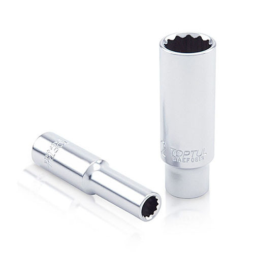 Головка 12-гранная длинная 1/4" 13мм TOPTUL BAEF0813