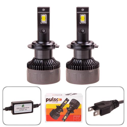 Лампи PULSO M5/H7/LED-chips CSP/9-16v/2*70w/16000Lm/6500K (M5 - H7)