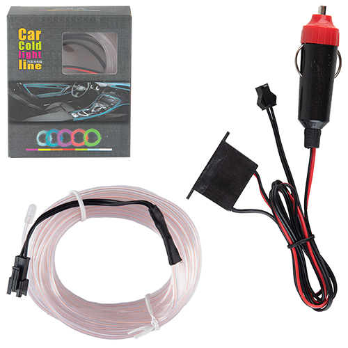 Подсветка салона гибкий холодный неон 5 м White AL01-5M W (AL01-5M W)