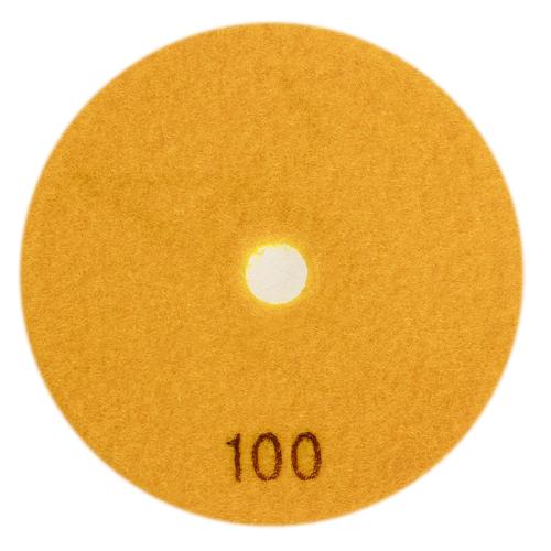 Круг алмазный шлифовальный на липучке 125 мм, зерно 100 Alloid (DD-125100)