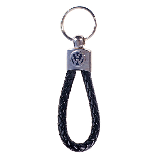 Брелок кож. зам.  плетёный  VOLKSWAGEN (кож. зам. плет VLK)