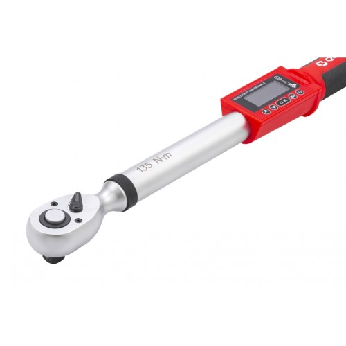 Ключ динамометрический цифровой 1/2",6,8-135 Нм, с измерением угла. QUATROS QS56135