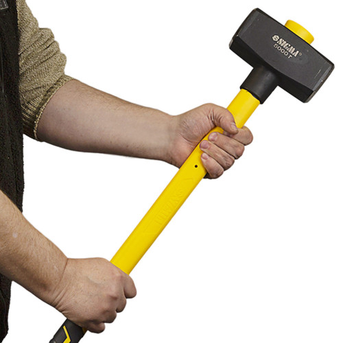 Кувалда 5000 г удлиненная фиберглассовая рукоятка SIGMA (4311241)