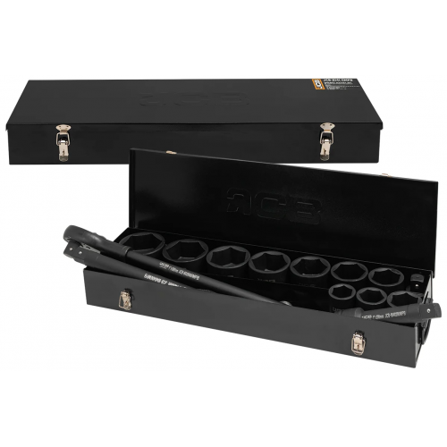 Набор инструментов ударных 15 ед. 1" (6-гр.) (36-80 мм) JCB Tools JCB-8141-5MPB