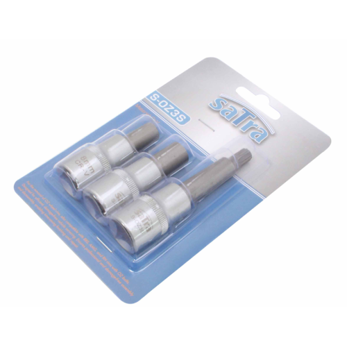 Набор насадок 1/2" для алюминиевых дисков (секретки) 3 шт SATRA S-OZ3S