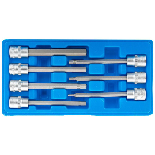 Набір екстра довгих біт HEX 3-10мм 1/2" - 7 шт. SATRA S-SLH738