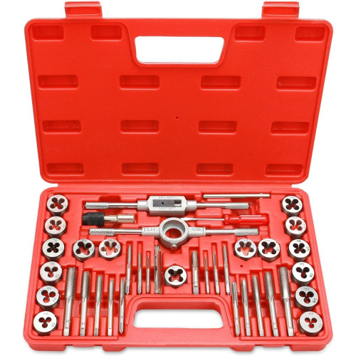 Набір мітчиків і плашок метричний, 40 предметів.  REWOLT T1136